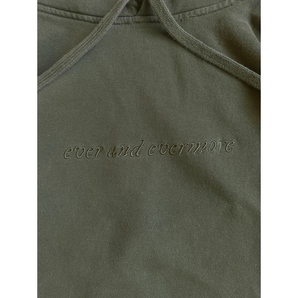 Official Taylor Swift “Ever and Evermore” Eras hoodie in green vintage wash - Picture 7 of 7